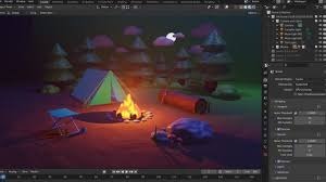 Blender animation timeline